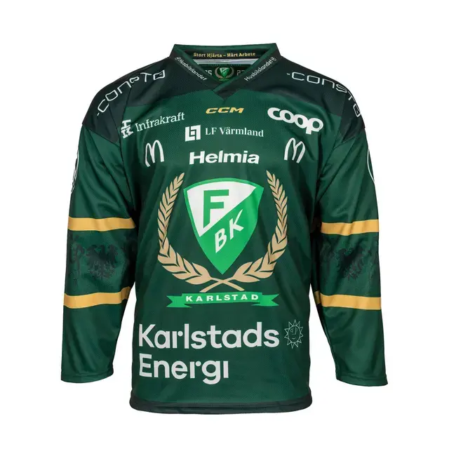 Färjestad BK:s gröna hemmatröja