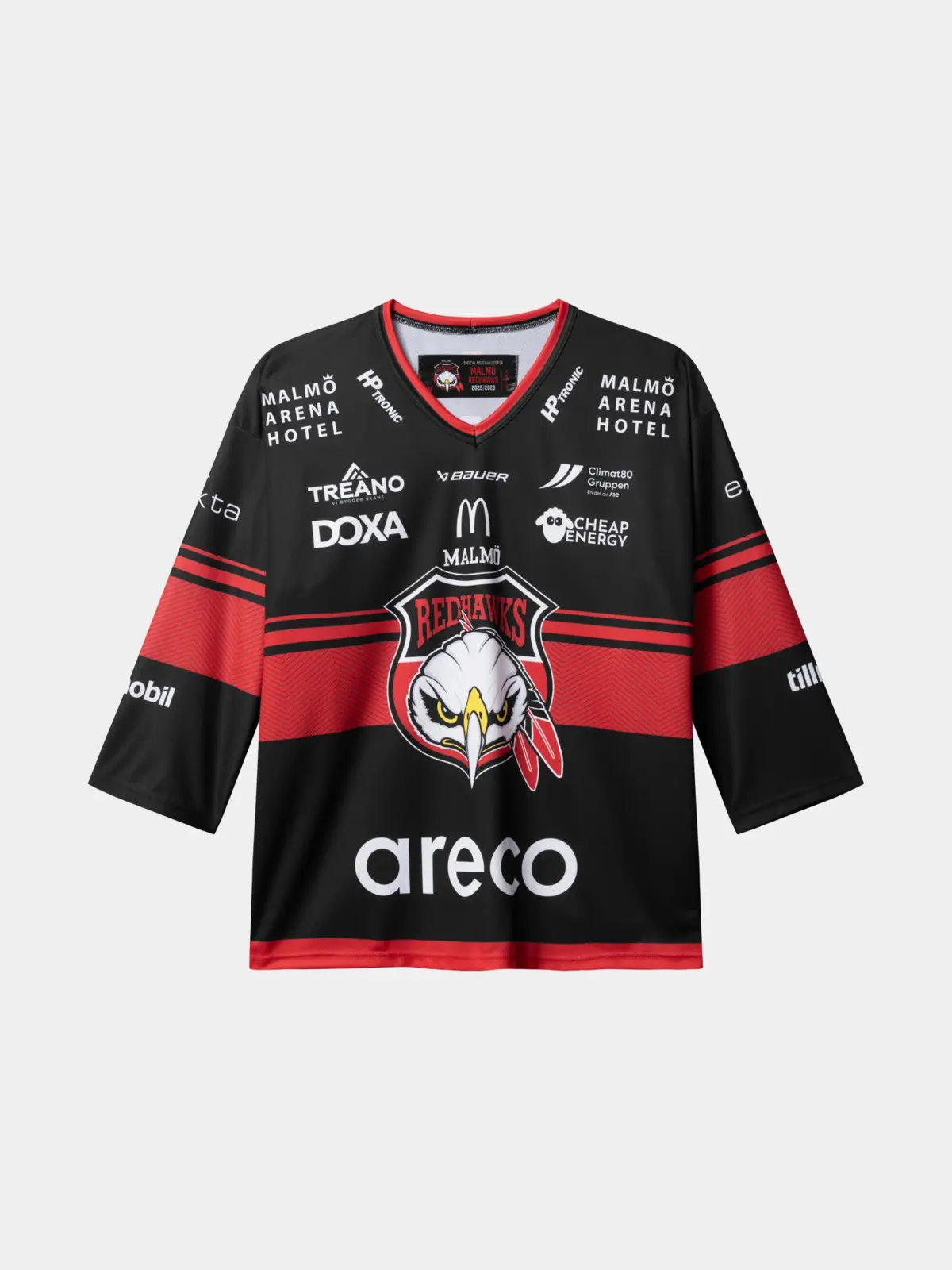 Malmö Redhawks svarta hemmatröja