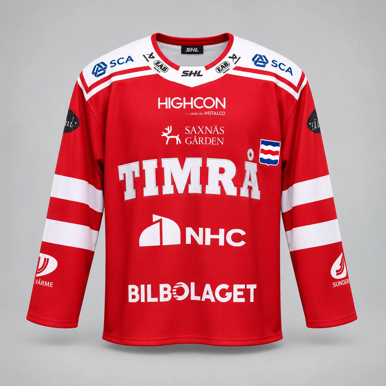 Timrå IK:s röda hemmatröja